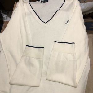 Nautica V-Neck Sweater Size Large (L)